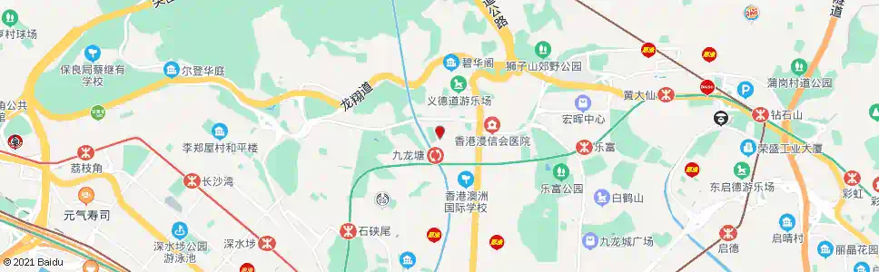 香港九龍塘會_巴士站地圖_香港巴士_妙搜巴士搜尋2025