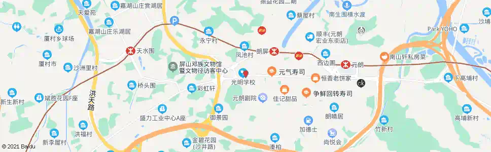 香港輕鐵水邊圍站_巴士站地圖_香港巴士_妙搜巴士搜尋2025