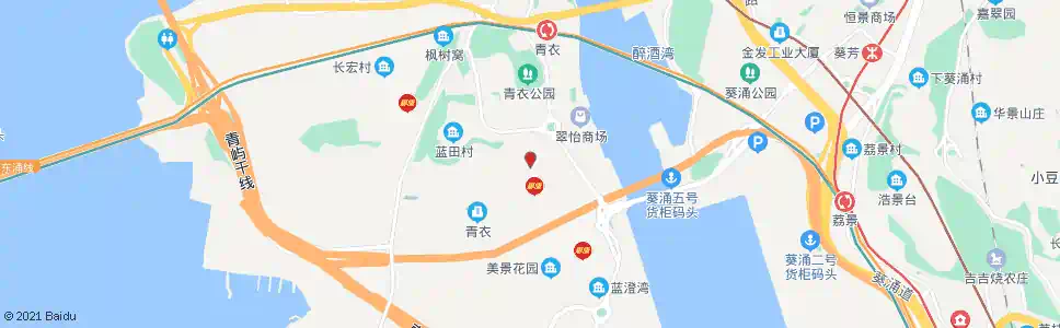 香港長康邨康富樓_巴士站地圖_香港巴士_妙搜巴士搜尋2025