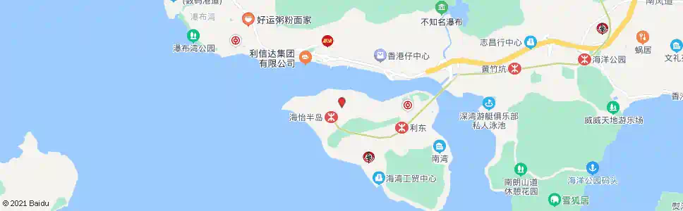 香港鴨脷洲邨利澤樓_巴士站地圖_香港巴士_妙搜巴士搜尋2025