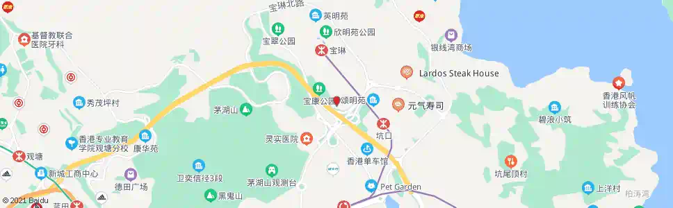 香港寶順路(將軍澳體育館)_巴士站地圖_香港巴士_妙搜巴士搜尋2025