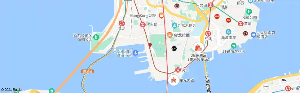 香港中港城九龍公園徑_巴士站地圖_香港巴士_妙搜巴士搜尋2025