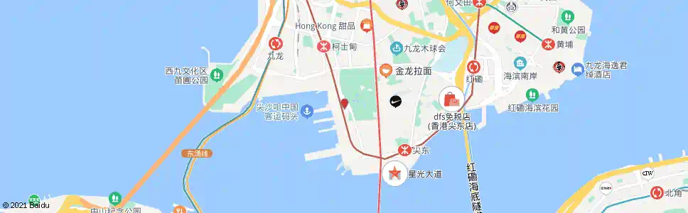 香港中港中心(港威對面)_巴士站地圖_香港巴士_妙搜巴士搜尋2025