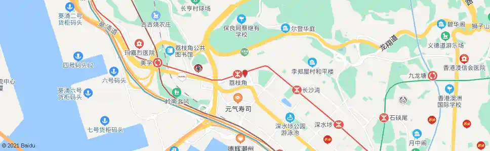 香港長沙灣廣場_巴士站地圖_香港巴士_妙搜巴士搜尋2025