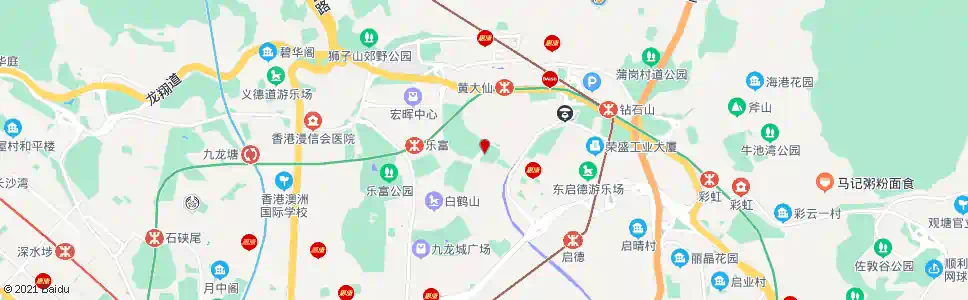 香港摩士第二公園_巴士站地圖_香港巴士_妙搜巴士搜尋2025