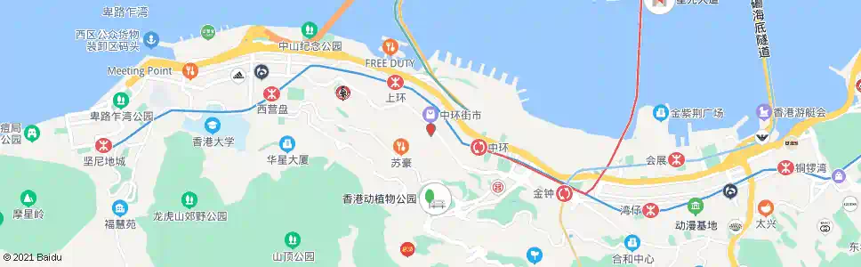 香港中環(林士街)_巴士站地圖_香港巴士_妙搜巴士搜尋2025