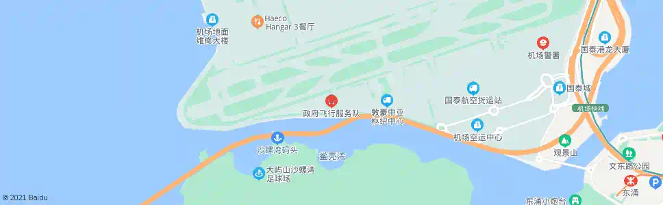 香港政府飛行服務隊_巴士站地圖_香港巴士_妙搜巴士搜尋2025