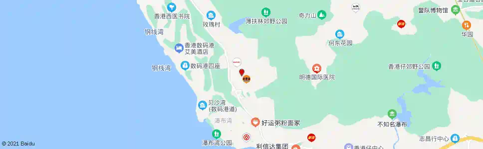 香港置富花園網球場_巴士站地圖_香港巴士_妙搜巴士搜尋2025