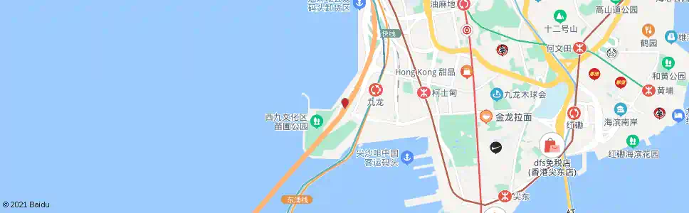 香港西區海底隧道收費廣場_巴士站地圖_香港巴士_妙搜巴士搜尋2025