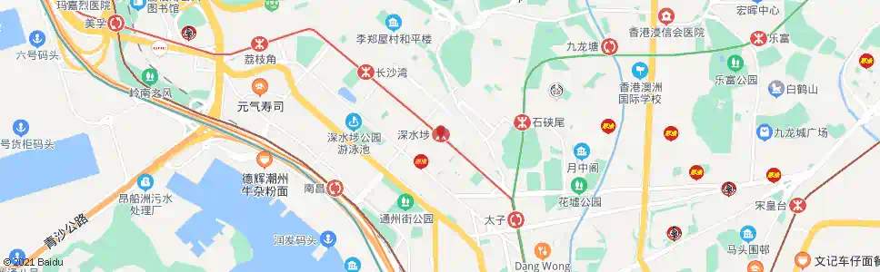 香港深水埗站_巴士站地圖_香港巴士_妙搜巴士搜尋2025