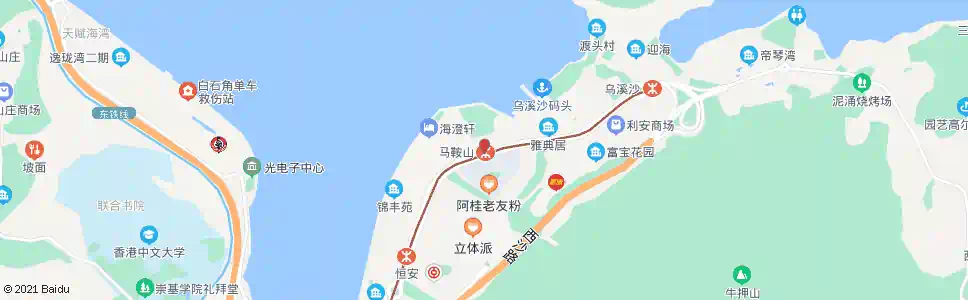 香港馬鞍山站_巴士站地圖_香港巴士_妙搜巴士搜尋2025