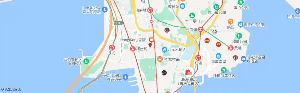 香港佐敦白加士街_巴士站地圖_香港巴士_妙搜巴士搜尋2025