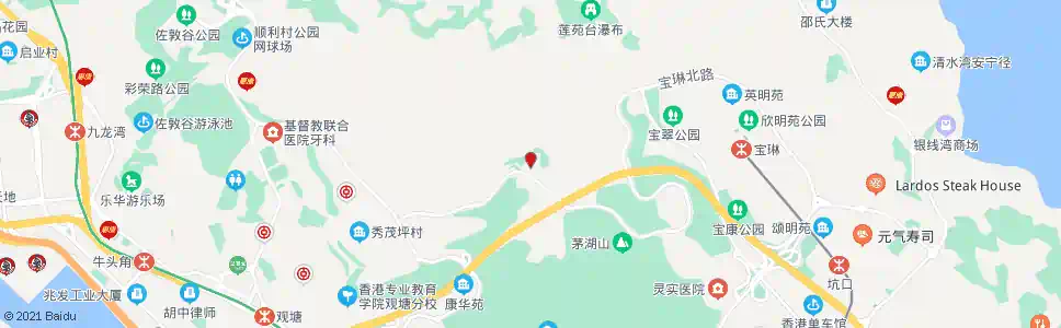 香港安達臣道(寶琳路)_巴士站地圖_香港巴士_妙搜巴士搜尋2025