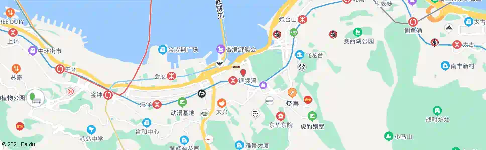 香港百德新街_巴士站地圖_香港巴士_妙搜巴士搜尋2025