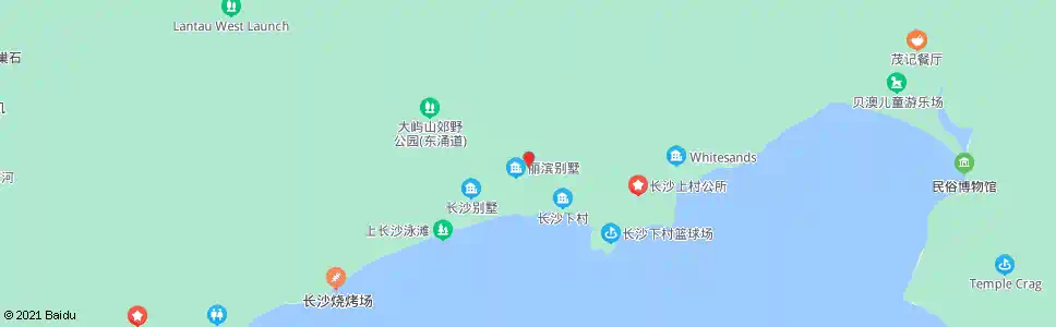 香港長沙麗濱別墅_巴士站地圖_香港巴士_妙搜巴士搜尋2025