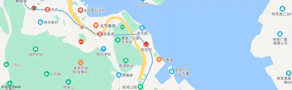 香港杏花邨巴士總站_巴士站地圖_香港巴士_妙搜巴士搜尋2025