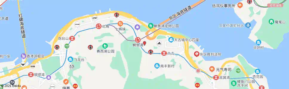 香港英皇道太古坊_巴士站地圖_香港巴士_妙搜巴士搜尋2025