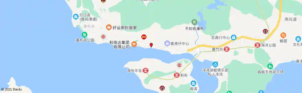 香港香港仔魚類批發市場_巴士站地圖_香港巴士_妙搜巴士搜尋2025