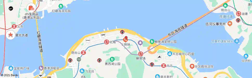 香港健康中街_巴士站地圖_香港巴士_妙搜巴士搜尋2025