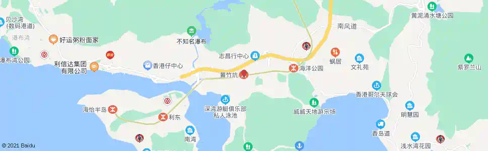 香港黃竹坑道_巴士站地圖_香港巴士_妙搜巴士搜尋2025