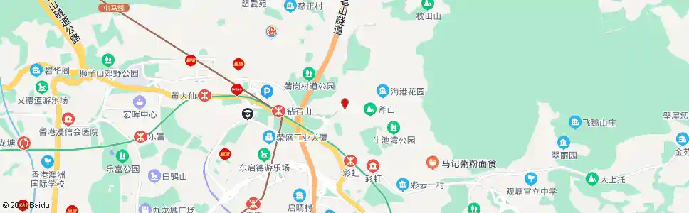 香港伊利莎伯大廈(筆架山道)_巴士站地圖_香港巴士_妙搜巴士搜尋2025