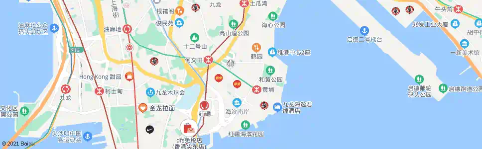 香港紅磡街市_巴士站地圖_香港巴士_妙搜巴士搜尋2025