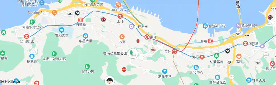 香港皇后大道中(新世界中心)_巴士站地圖_香港巴士_妙搜巴士搜尋2025