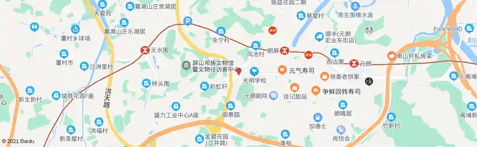 香港朗庭園_巴士站地圖_香港巴士_妙搜巴士搜尋2025