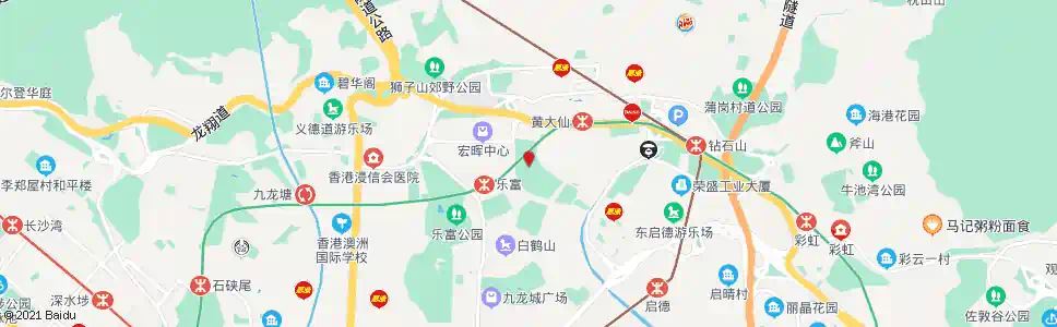 香港摩士公園游泳池_巴士站地圖_香港巴士_妙搜巴士搜尋2025