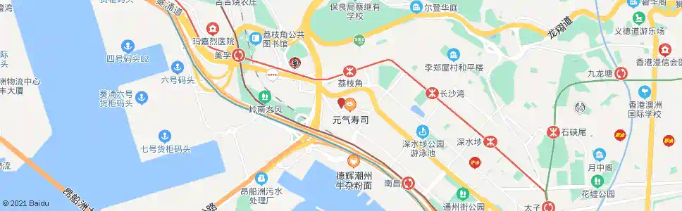 香港深水埗官立小學泓景台_巴士站地圖_香港巴士_妙搜巴士搜尋2025