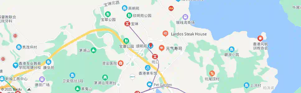 香港頌明苑_巴士站地圖_香港巴士_妙搜巴士搜尋2025