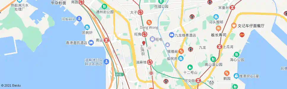 香港旺角山東街_巴士站地圖_香港巴士_妙搜巴士搜尋2025
