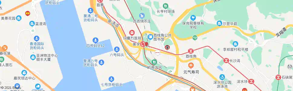 香港美孚鐵路站_巴士站地圖_香港巴士_妙搜巴士搜尋2025
