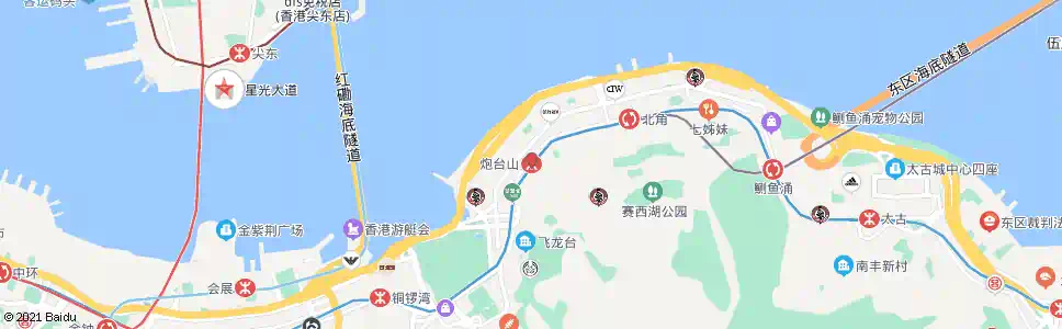 香港山貝路(山貝河畔)_巴士站地圖_香港巴士_妙搜巴士搜尋2025