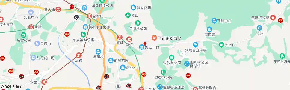 香港明德村_巴士站地圖_香港巴士_妙搜巴士搜尋2025