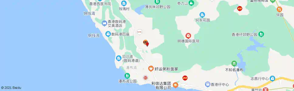 香港置富花園富業苑_巴士站地圖_香港巴士_妙搜巴士搜尋2025