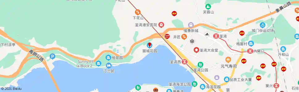 香港麗城花園第一期_巴士站地圖_香港巴士_妙搜巴士搜尋2025