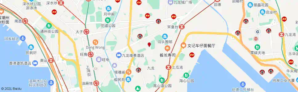 香港佐治五世公園官湧街市_巴士站地圖_香港巴士_妙搜巴士搜尋2025