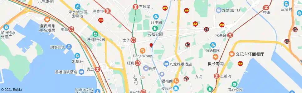 香港旺角道_巴士站地圖_香港巴士_妙搜巴士搜尋2025