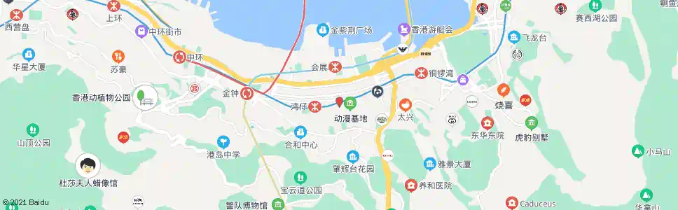 香港新會道_巴士站地圖_香港巴士_妙搜巴士搜尋2025