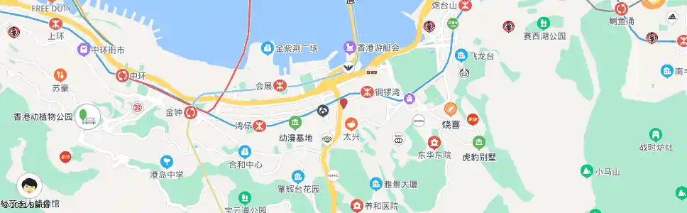 香港堅拿道東_巴士站地圖_香港巴士_妙搜巴士搜尋2025