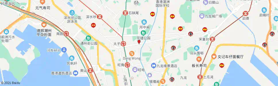 香港太子道西(九龍城)_巴士站地圖_香港巴士_妙搜巴士搜尋2025