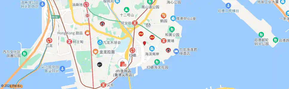 香港半島豪庭理工大學宿舍_巴士站地圖_香港巴士_妙搜巴士搜尋2025