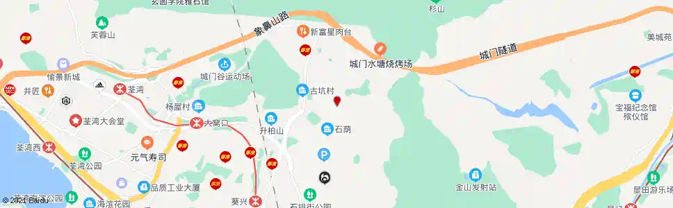 香港石蔭東邨(大白田街)_巴士站地圖_香港巴士_妙搜巴士搜尋2025