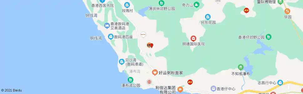 香港置富花園富華苑_巴士站地圖_香港巴士_妙搜巴士搜尋2025