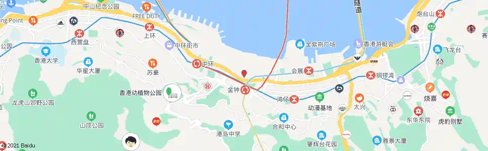 香港金鐘(政府總部)_巴士站地圖_香港巴士_妙搜巴士搜尋2025