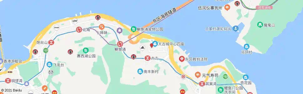 香港太古灣道_巴士站地圖_香港巴士_妙搜巴士搜尋2025