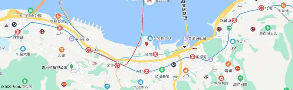 香港灣仔(會展新翼)_巴士站地圖_香港巴士_妙搜巴士搜尋2025