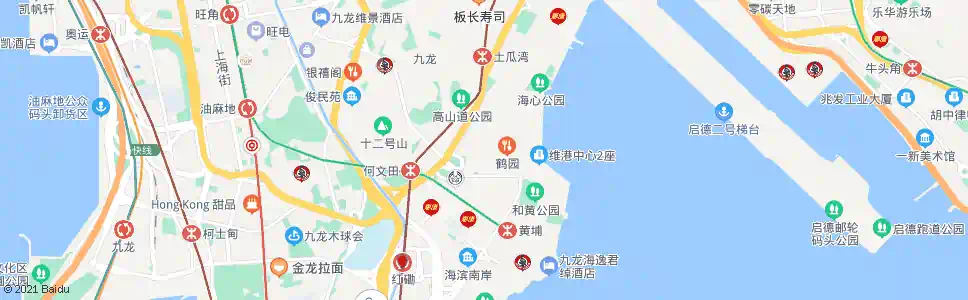 香港紅磡鶴園街_巴士站地圖_香港巴士_妙搜巴士搜尋2025