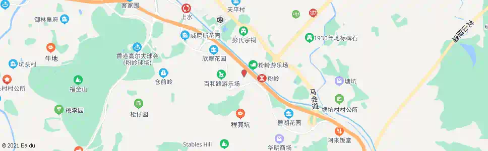 香港粉嶺置福圍_巴士站地圖_香港巴士_妙搜巴士搜尋2025